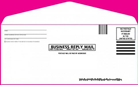 #9 Regular Business Reply Envelope - Jet Service Envelope Co